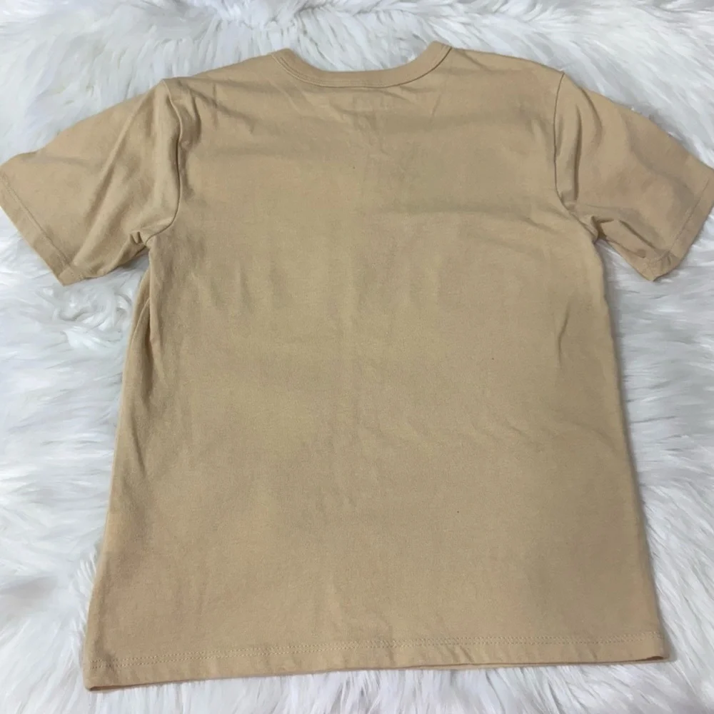 The Children’s Place Youth Boy Size Small Tan Short Sleeve Tee - Picture 9 of 11